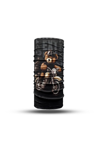 Mode Cool Bear Patterned Unisex Buff – Biker Mask, Neck Gaiter and Bandana | ...