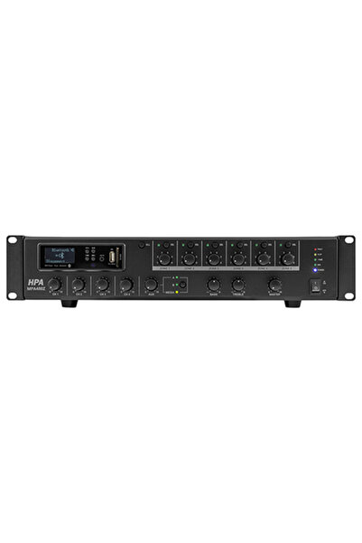 HPA MPA480Z 480W 100V Amplificator mixer cu 6 zone, cu Bluetooth, USB/SD, FM,...