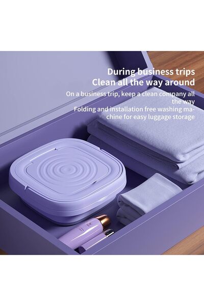 MYWORLD Portable Washing Machine, 11L Capacity small washing machine and Dryer with 3 Modes Deep Cleaning