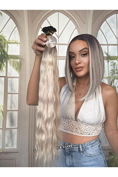 Suzan Peruk 250 adet Mikro Kaynak-Orjinal Dalgalı-Gerçek insan saçı-Takıma ha...