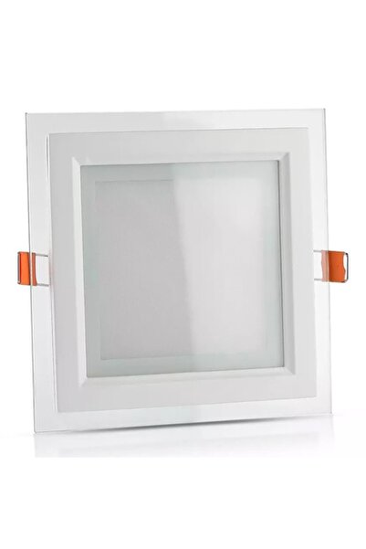 V-TAC Panou LED pătrat încastrat 18W 6400K Alb rece Sticlă