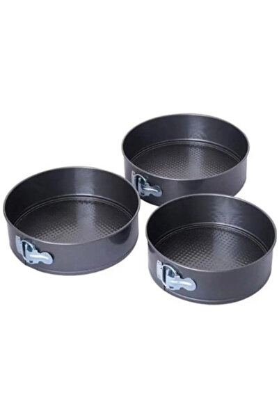 KTT 3-Piece Cake Mold Set with Clamps, Stylishly Designed Functional Product