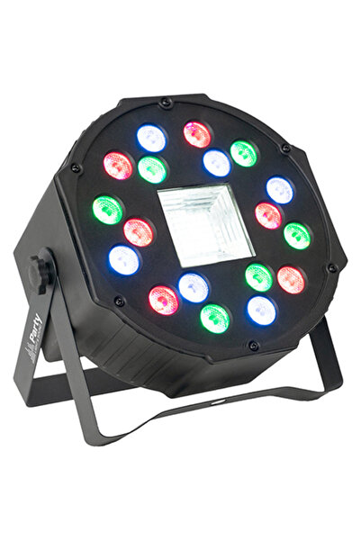 Ibiza Light Lumină stroboscopică PAR LED cu 18 LED-uri RGB și 36 LED-uri albe...