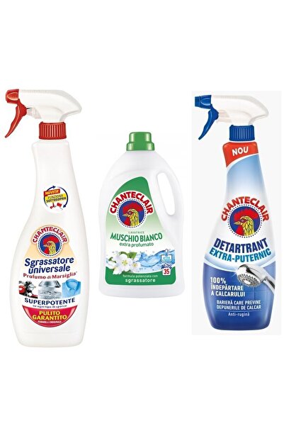 chante clair Set 3 Chanteclair Mixt: 1x Marsilia universală, 600 ml, 1x lichid roșu Moscow Alb, 1575 ml, 35 de spale