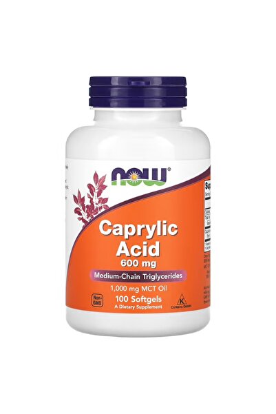 Caprylic Acid 600 mg 100 Softgels