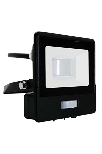 V-TAC Proiector LED 10W cu senzor de mișcare, 6400K, IP65, Negru