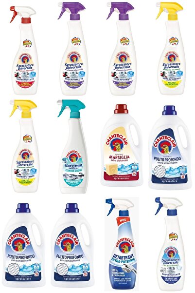 chante clair Set 12 Chanteclair Mixt: 1x universal Marsilia, 600 ml, 2x universal Lavanda, 600 ml, 2x universal