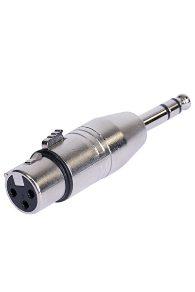 OEM ADAPTOR XLR MAMA - JACK 6.35 TATA STEREO METAL
