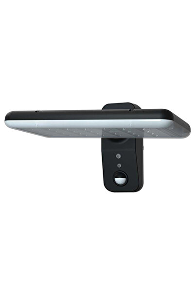 V-TAC Lampă solară de exterior de 15W cu senzor PIR, 2000lm, IP65, Negru