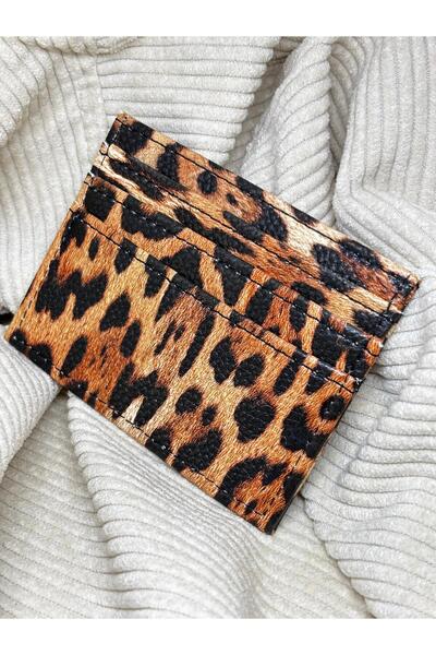 bijoux uniques Leopard Print Women's Card Holder Wallet
