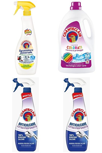 chante clair Set 4 Chanteclair Mixt: 1x universal Lamaie , 600 ml, 1x lichid rufe Color, , 1575ml, 35 spalari, 2x