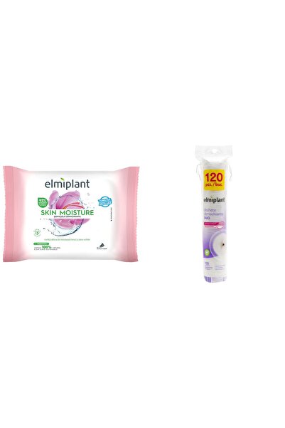 ELMIPLANT Set 2 Mixed: 1x Skin Moisture Dry Sensitive Skin Cleansing Wipes, 2...