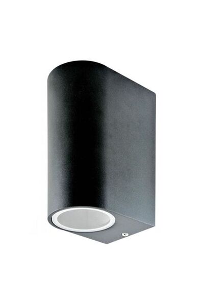 V-TAC Corp de iluminat exterior negru 2x GU10 IP44
