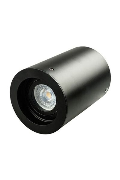 V-TAC Corp de iluminat negru, rotund, montat pe perete, GU10, din aluminiu
