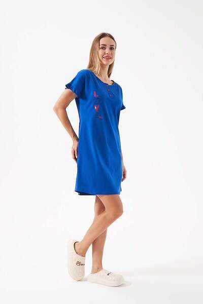 Relax Mode Kadın Penye Gecelik - 15173