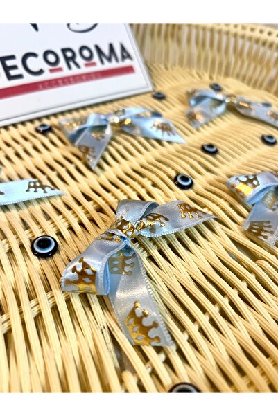 Nb Decoroma 20 Pieces Girl - Boy Newborn Baby Gift Bow |   Baby Shower |   Welcome Baby Ornaments |