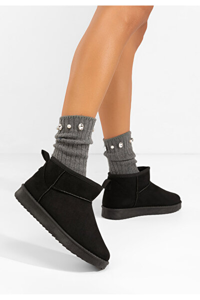 B T Shoes Ghete imblanite dama Andora V2 negre