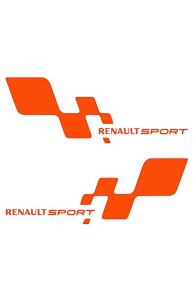 Oracal Set stickere stanga-dreapta Renault Sport, 30cm, portocaliu