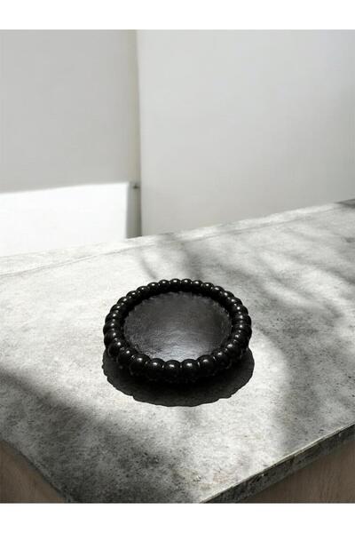 EL YAPIMI Bubble Küçük Baloncuklu Bardak Altlığı Mum Tabağı Sunum Tabağı