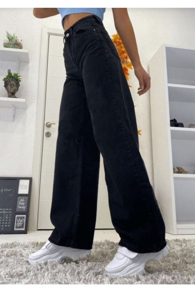 kleshus Çnr Miya Γυναικείο Παντελόνι Lycra Palazzo Casual με φαρδιά μπατζάκια...