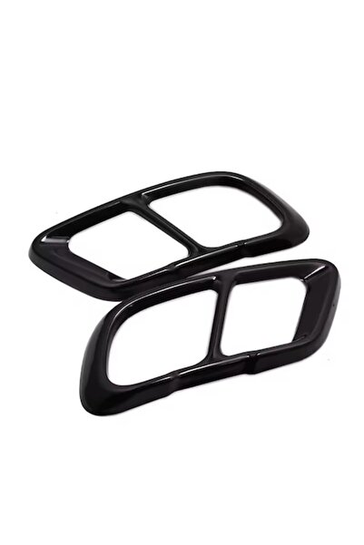 INGENIO Ornament metalic pentru terminație de evacuare neagră lucioasă pentru BMW X5/X6/X7 (G05/G06/G07) - split