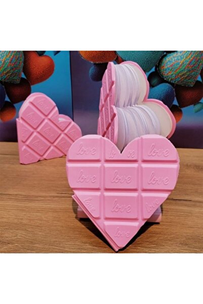 KTT Heart-Shaped Chocolate Notebook Pink Color Stylishly Designed Functional Product
