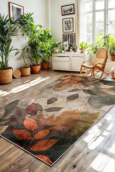 Thalia Home Kaymaz Taban Yıkanabilir Djtl Baskı Kalın Halı & Yolluk & Mutfak ...