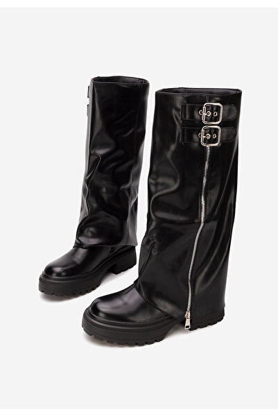 B T Shoes Cizme dama Jorena neagră