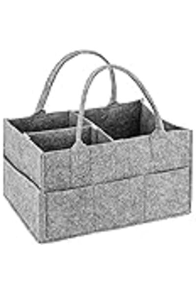 McMola منظم حفاضات الأطفال المحمول، حقيبة كبيرة لحمل الحفاضات، حقيبة سفر للسيارة