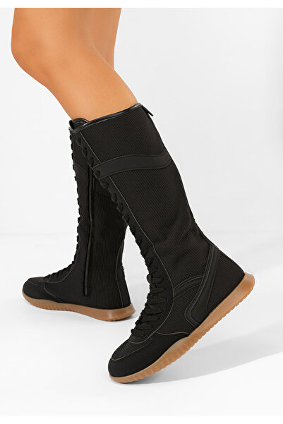 B T Shoes Tenisi inalti dama Daine V2 negri