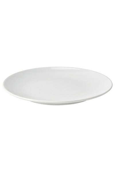 IKEA GODMIDDAG Side plate, white, 20 cm