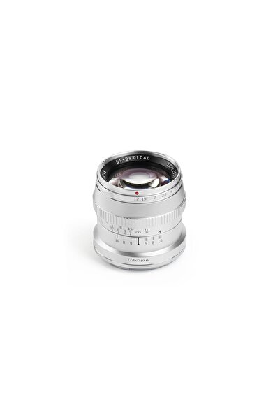 TTArtisan Obiectiv manual argintiu de 50 mm F1.2 pentru montură Leica L