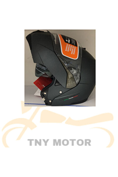 BEON HELMETS Beon Çene Açılır Kask Mat Siyah