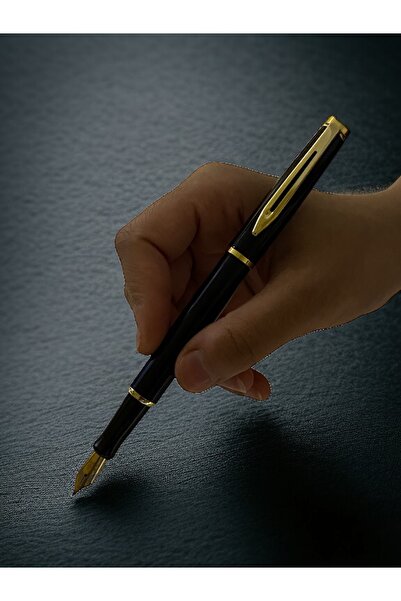NEW STYLE قلم حبر سائل للرجال أنيق وعالي الجودة باللونين الأسود والذهبي يأتي ...