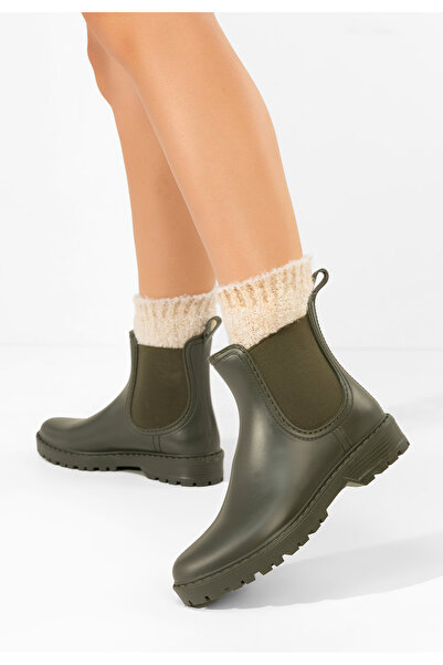 B T Shoes Μποτάκια Chelsea γυναικεία Palisora πρασινο