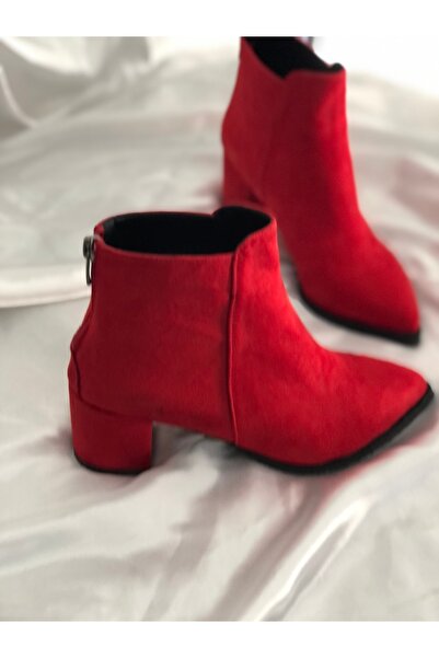 Hg Ayakkabı ΠΑΠΟΥΤΣΙΑ ΜΕ ΤΑΚΟΥΝΙΑ 5 εκ. ΜΕΛΑΝΙΕ ΚΟΚΚΙΝΟ ΣΟΥΕΤ