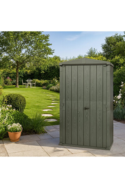 TOOMAX Stora Way 1670 Lt Dış Mekan Bahçe Depolama Dolabı – Su Geçirmez Plasti...