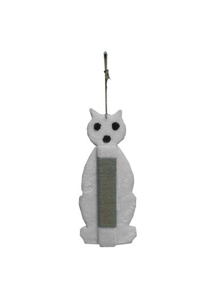 KTT Cat-Themed Scratching Post Stylishly Designed Functional Product