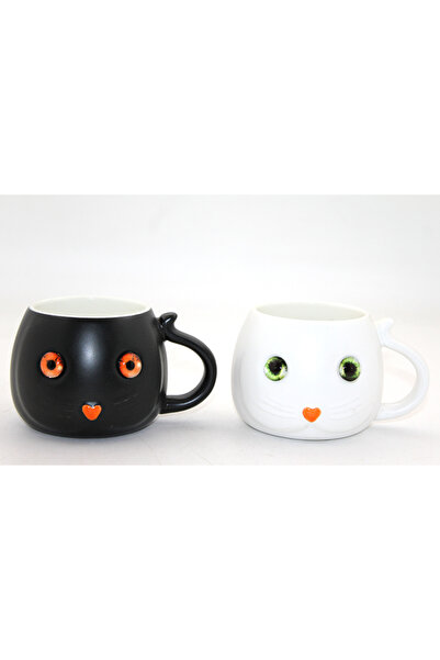 KTT Porcelain Cat Mug Cup Stylishly Designed Functional Product