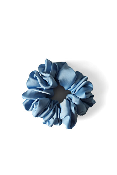 BONNETLAND Elastic din satin baby blue - Large