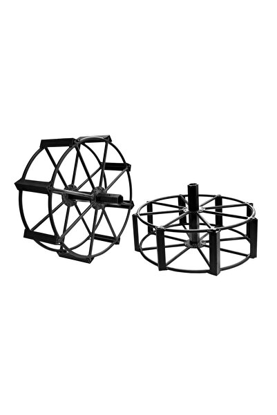 Progarden Set roti metalice 540x170, manicot cu flanse, hex 32mm pentru motoc...