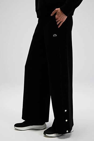 Ellesse Cotton Relaxed Fit Regular Waist Wide Leg Sweatpants Sweatpants Ef543