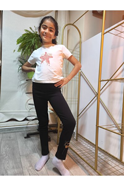 Şimo Butik Κοριτσίστικα κολάν χειμερινά βαμβακερά επένδυση fleece ελαστική μέ...