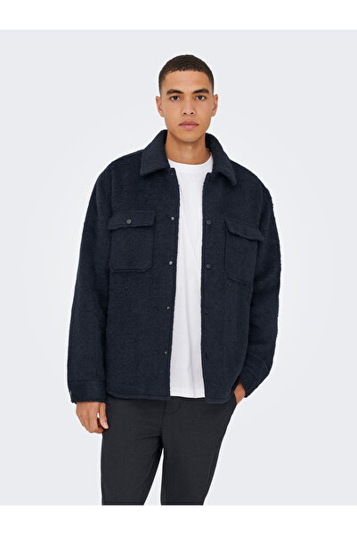 Only & Sons Onsgio Lf Padded Jacket Otw Men's Blue Coat - 22034092