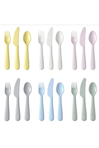 Hype Store Mjcc — Children's Cutlery Set 18 Pieces Bpa-Free Microwave and Dis...