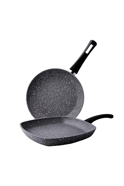 Hype Store 153.03.08.0354 Gris Bio Granite Grill Pan, Medium