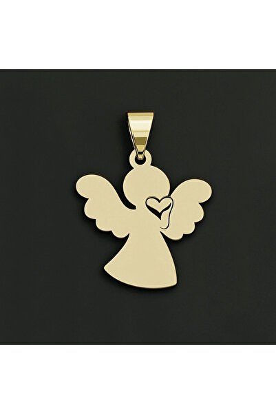 TabiTela 8 ayar altın kolye ucu melek GM5965 0.5 gr