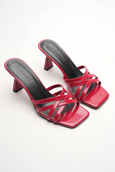 Lizzu Women's Strappy Design Heeled Slippers Core