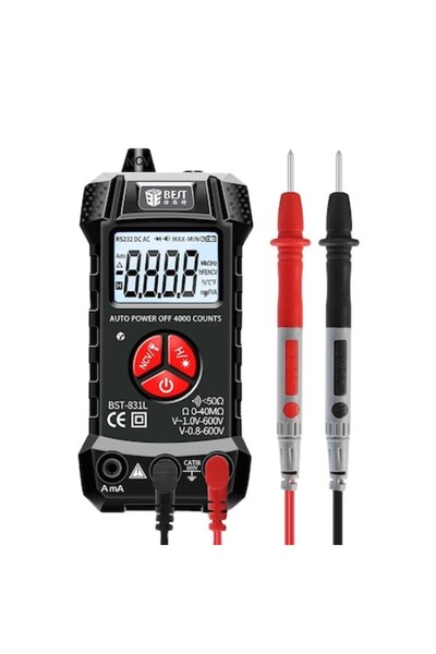 Best Tools Multimetru digital cu auto-ranging BST-831L, NCV și LED