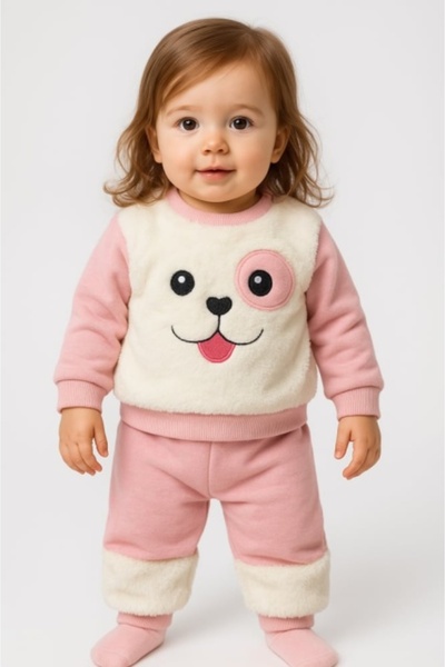 Superbaby Set bluzita si pantaloni asortati Puppy